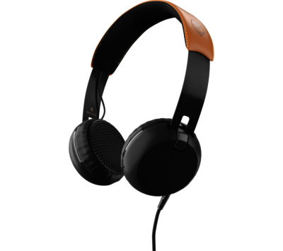 SKULLCANDY  Grind S5GRJT-543 Headphones - Black & Tan